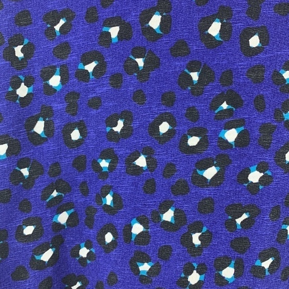 Kate Spade CYBER Cheetah Tokyo Sweatshirt 100% Cotton Purple Size XS Preppy - Picture 5 of 9